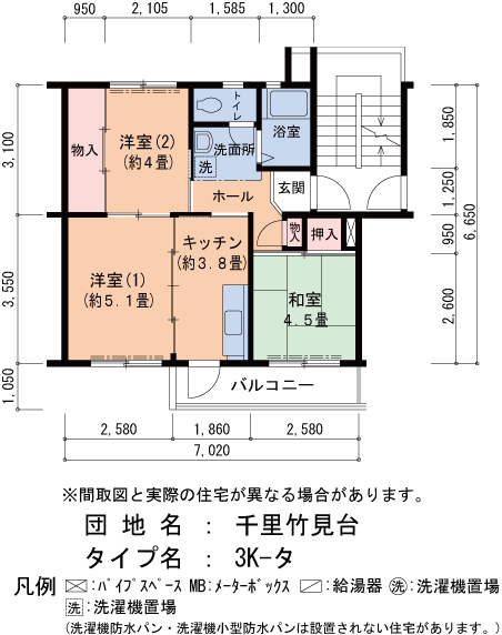 3K 間取り図