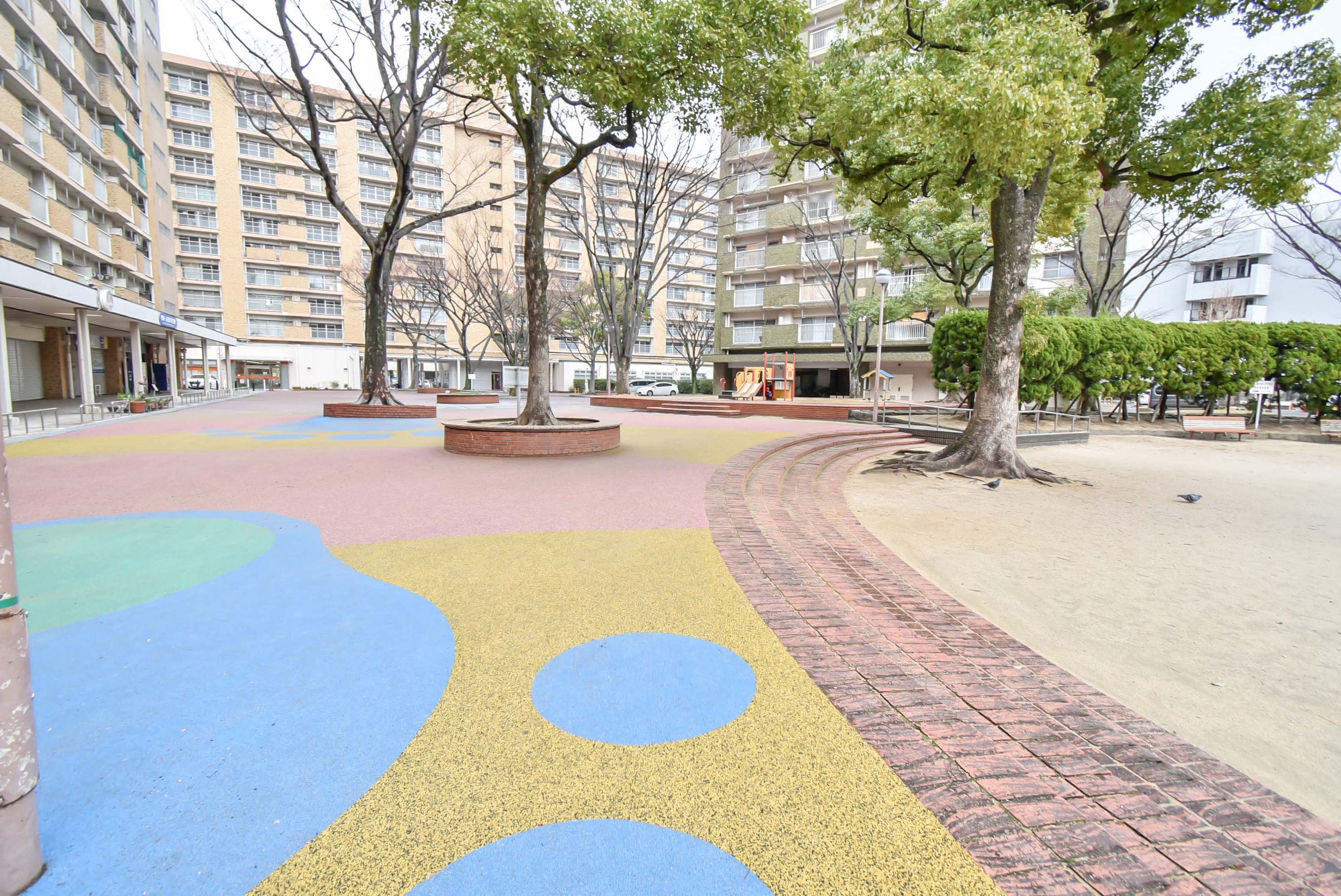 福岡県北九州市小倉北区にあるUR賃貸住宅 金田一丁目の周辺写真 3/14